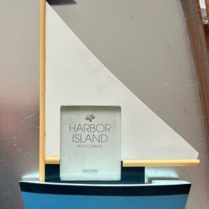 Malden Blue and White Sailboat Picture Frame